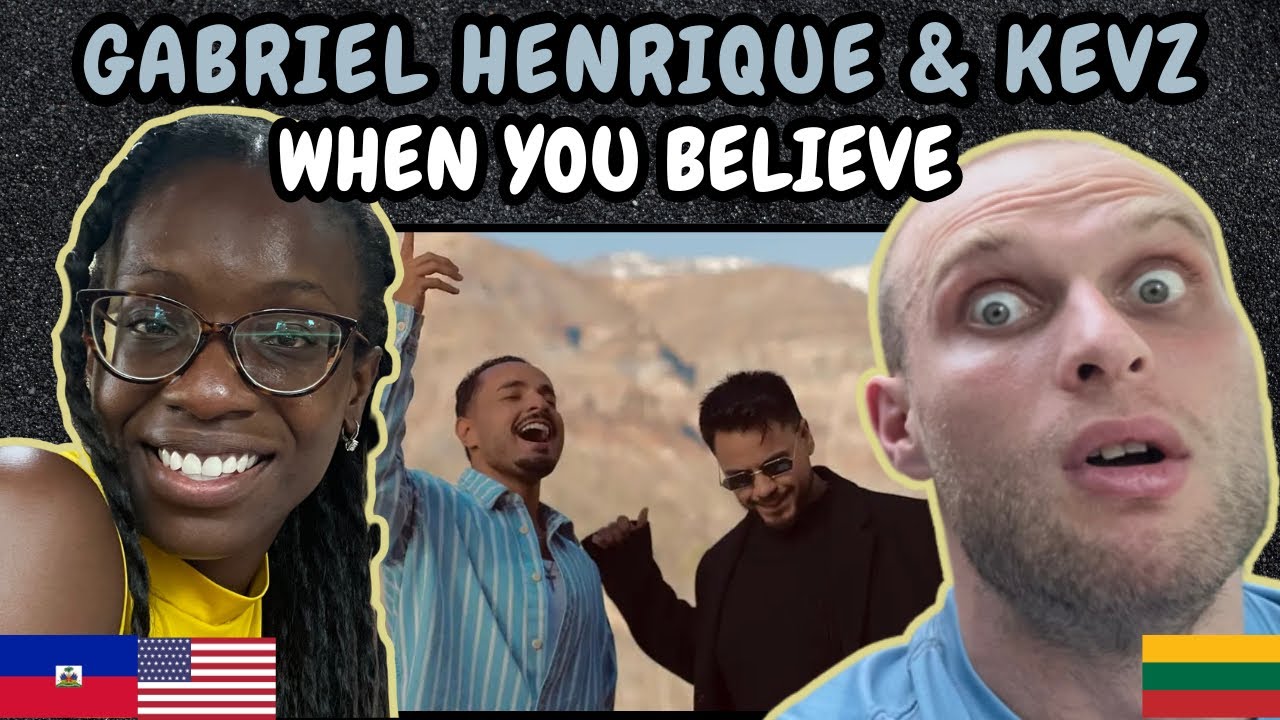 REACTION TO Gabriel Henrique & Kevz - When You Believe (spanish version) | FIRST TIME WATCHING