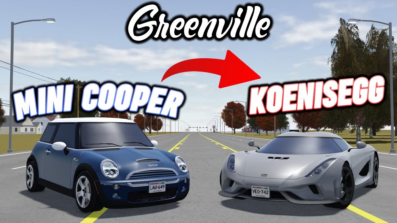 TRADED MY MINI COOPER FOR THIS HYPER CAR... || ROBLOX - Greenville Roleplay