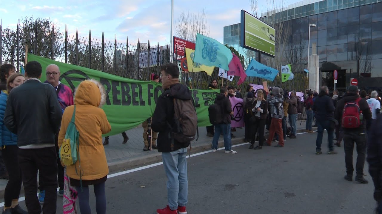 Extinction Rebellion activists protest at COP25 in Madrid | AFP