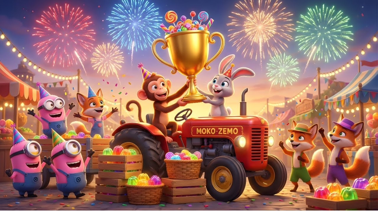 The Magical Candy Farm Adventure! 🚜🍭| The Great Tractor Chase! 🚜 Moko & Zemo vs. The Candy Thieves 🦊