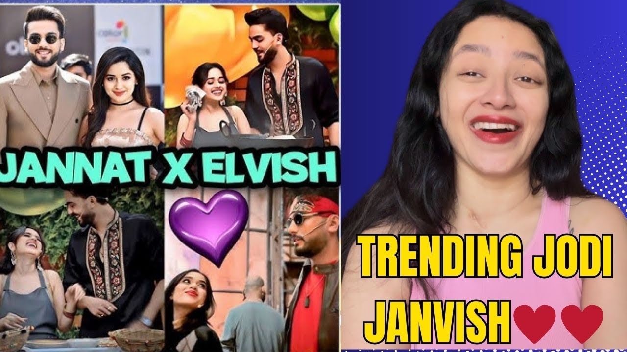 Elvish Yadav and Jannat fan edits reaction video 😍🥰 #elvishyadav #jannatzubair 