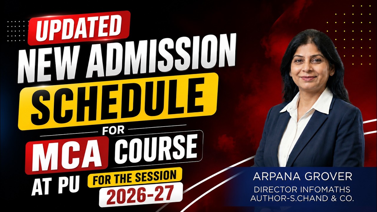PU MCA Admission 2026-27 | Updated Schedule Out! Check Dates & Eligibility