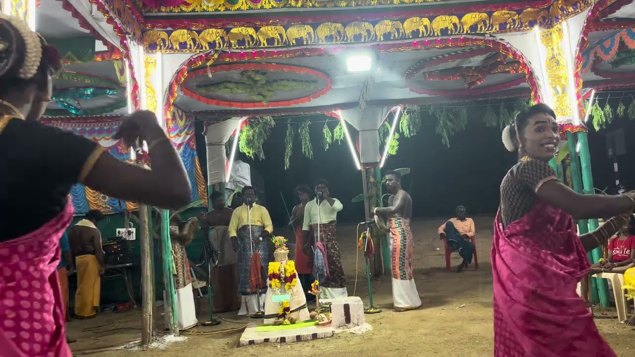 ஶ்ரீவைகுண்டம் ஶ்ரீ உச்சிமாகளி அம்மன் கோவில் கொடை 2024. கனேசமூர்த்தி கனியாண் கூத்து.