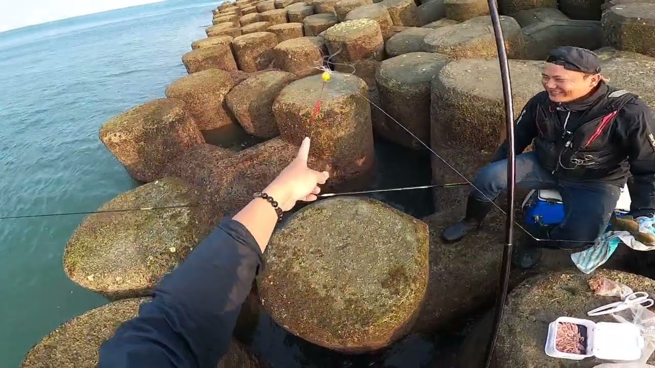 【釣魚日誌】用手竿釣到大批厚殼魚，竟然還有鸚哥、臭肚和干貝！