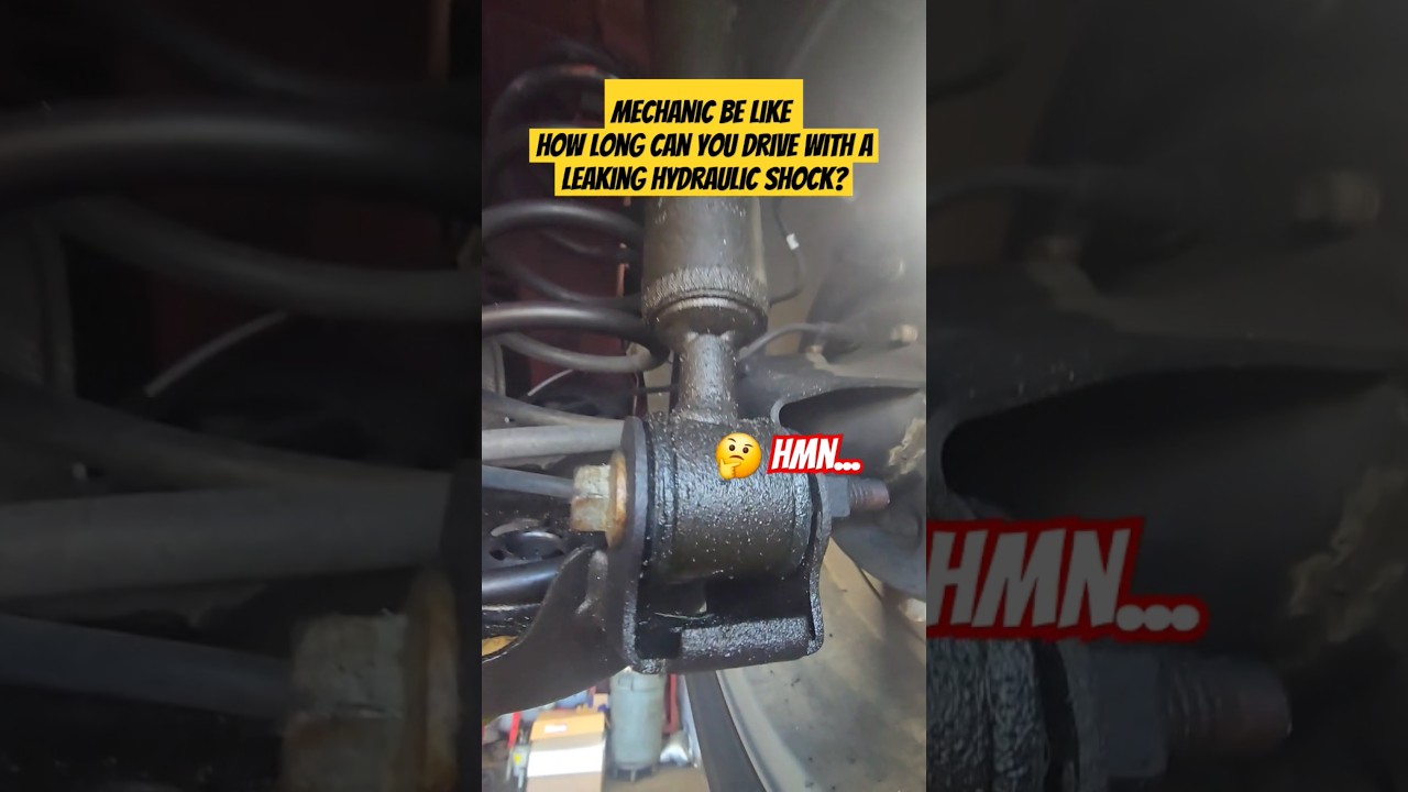 Mechanic Be Like How Long Can You Drive with a Leaking Hydraulic Shock? #shorts #Mechanic #shock