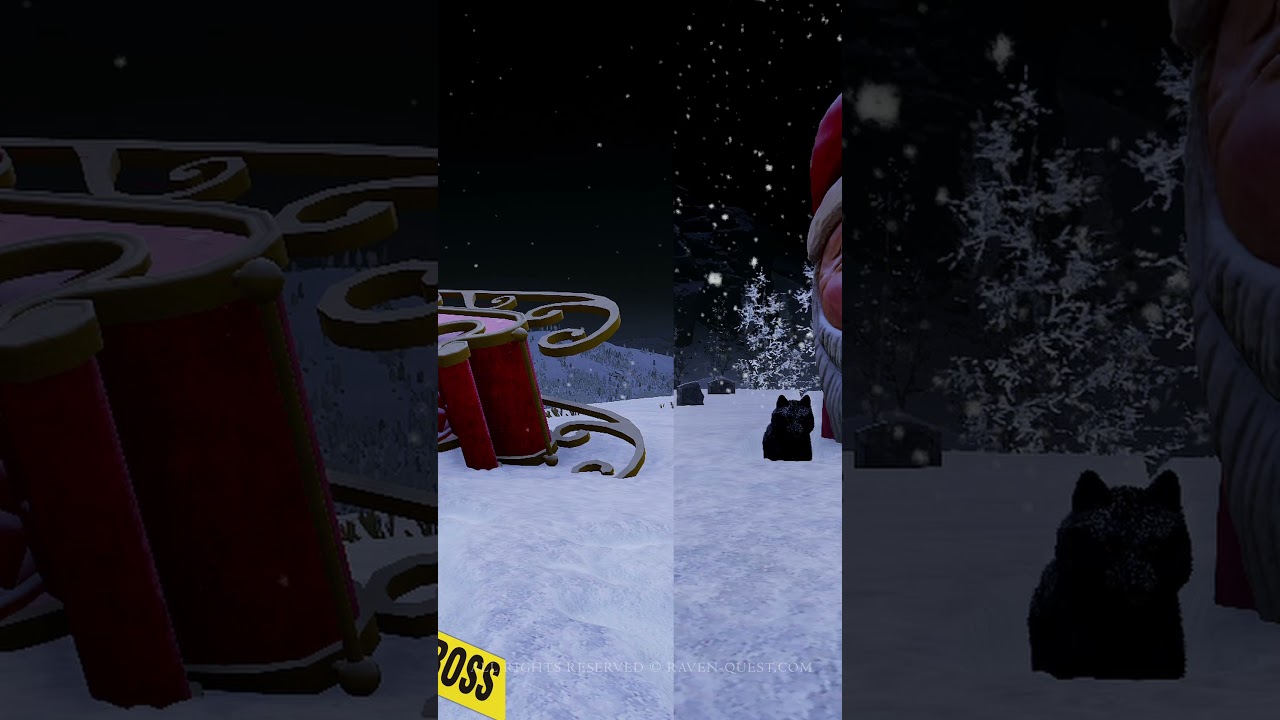 Jingle Bells Santa Fell off The Rails! #ravenquest #christmas #viral #merrychristmas2023 #wolfquest3