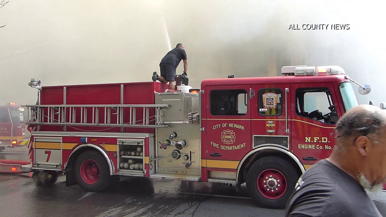 Four-Alarm Blaze Rips Through Buildings on South Orange Avenue, Newark