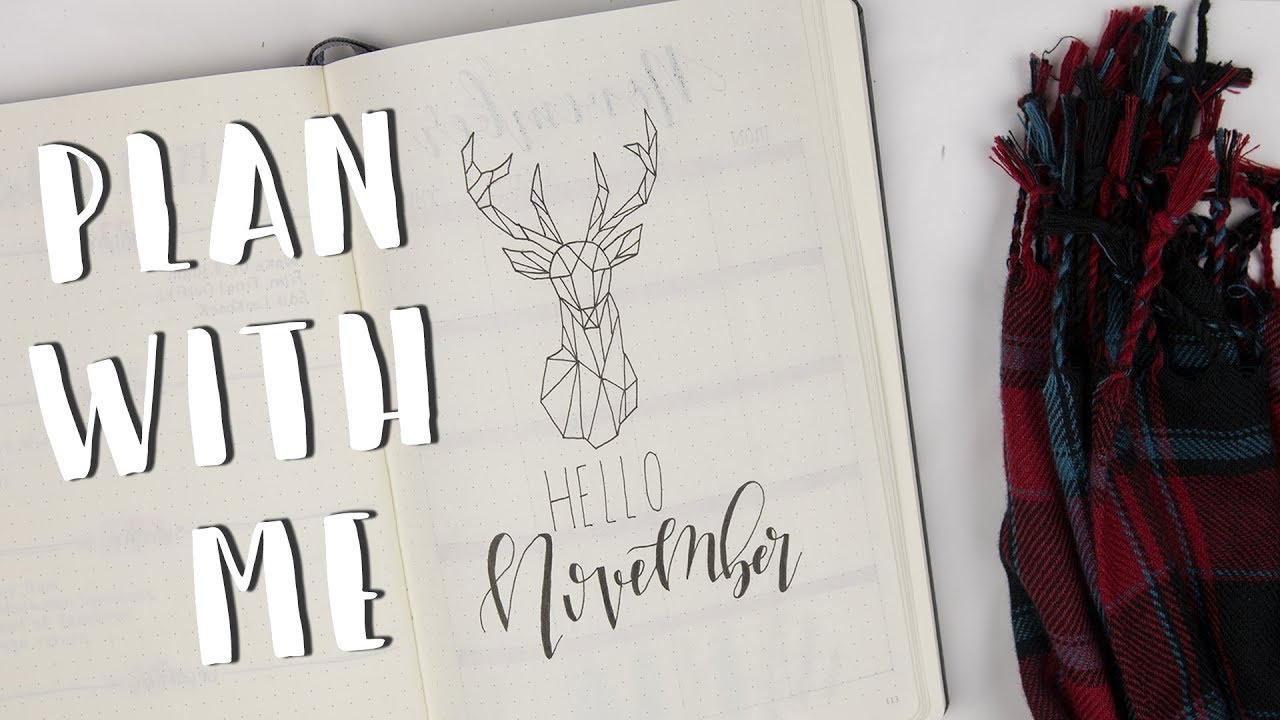 PLAN WITH ME | November Bullet Journal Setup 2017