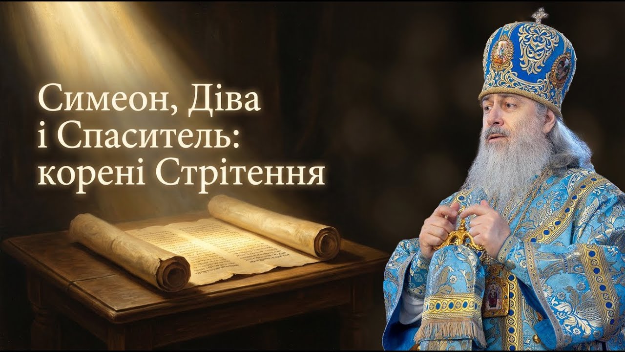Передісторія Стрітення: Митрополит Арсеній про Симеона, Діву й пророцтво