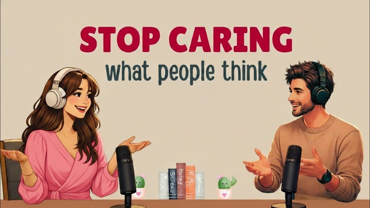 English Podcast For Easy English Conversation | Why You Care So Much and How to Stop