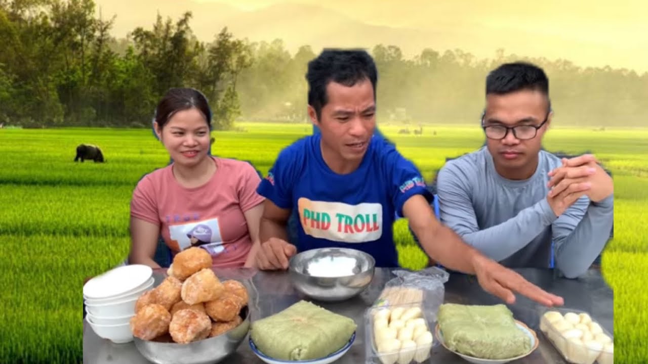 Người cuối cùng ngừng ăn đồ nếp sẽ là người chiến thắng nhận 1 triệu