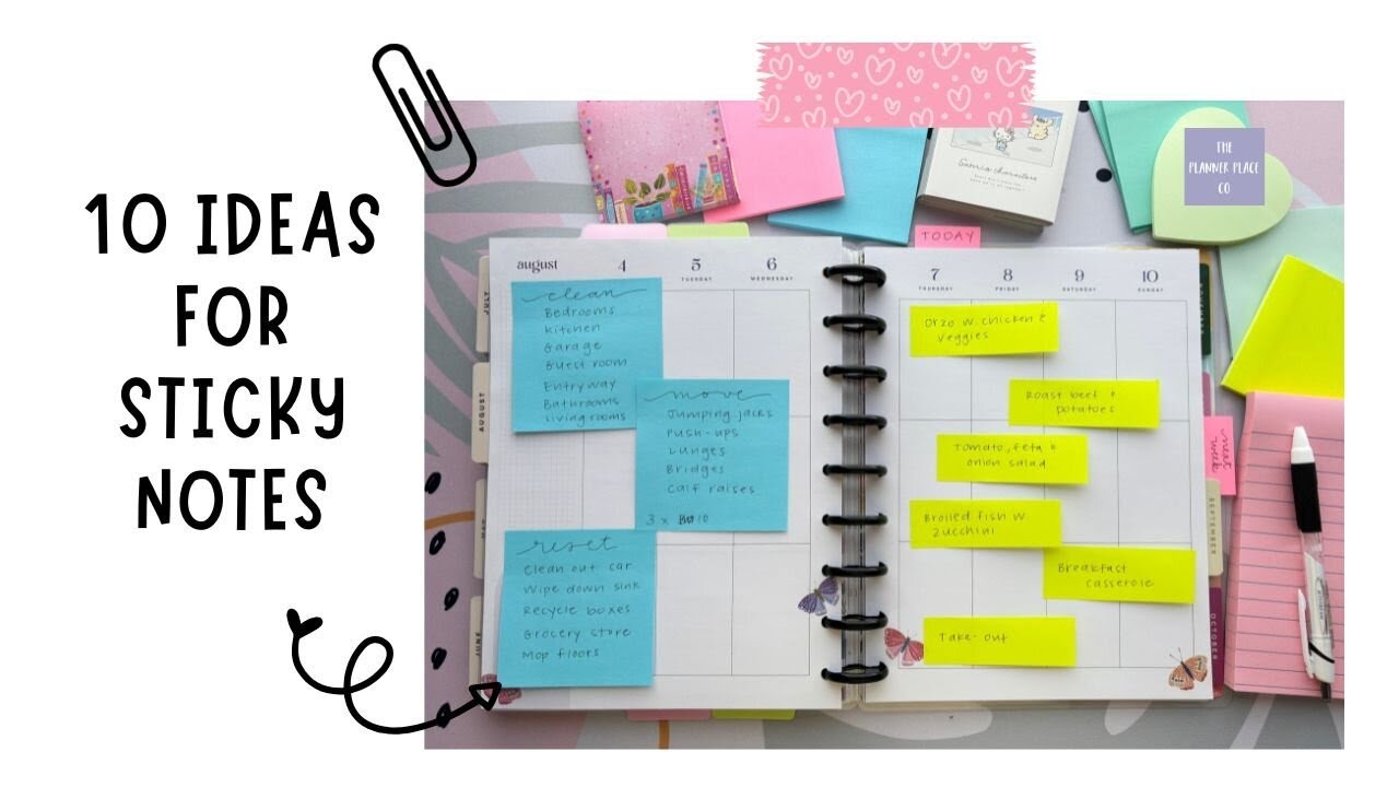 10 Ways to Use Sticky Notes for Planning