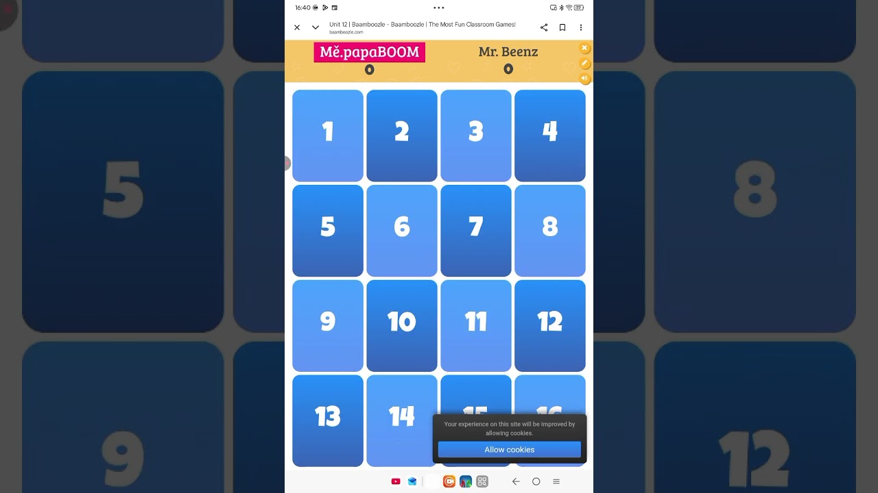 Bamboozle unit 12 wolcubary