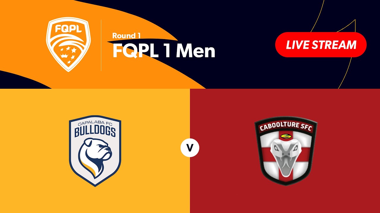 FQPL 1 Men Round 1 - Capalaba FC vs. Caboolture Sports FC