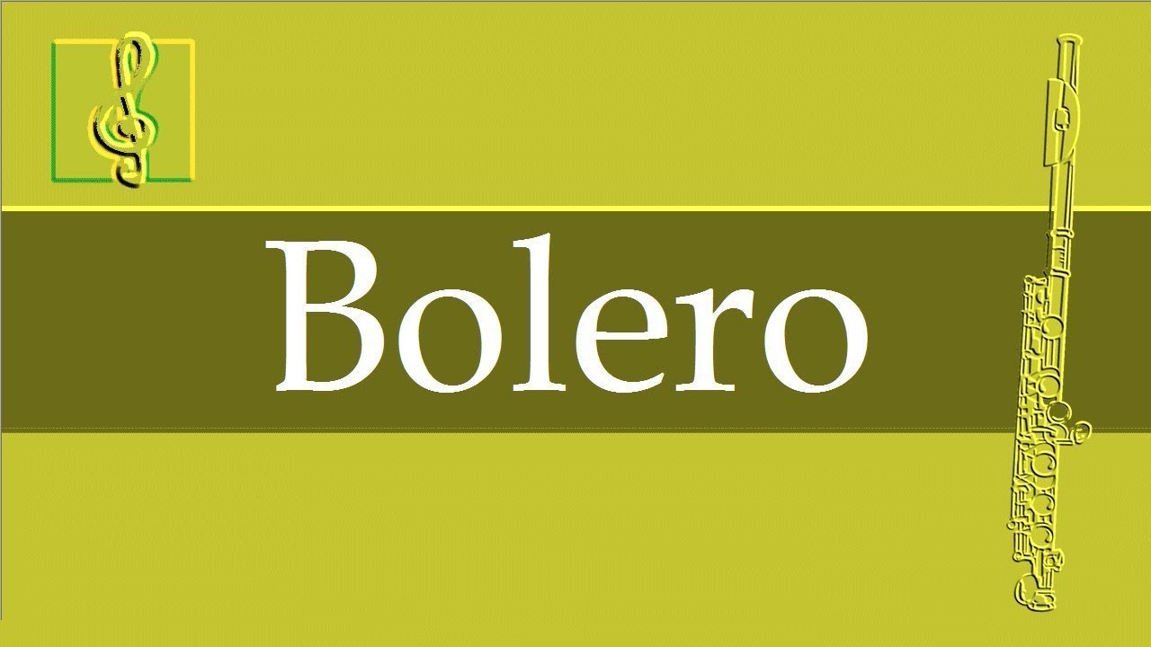 Flute & Guitar Duet - Bolero - Maurice Ravel (Sheet music)