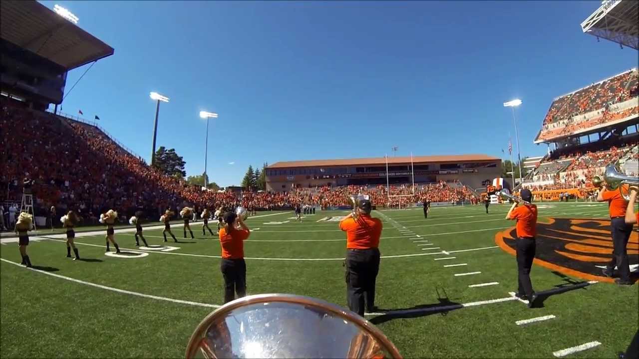 Oregon State Alumni Band Pregame On Field 8-31-13