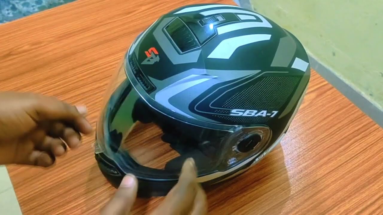 How to change a helmet visor or glass. Steelbird helmet visor change.
