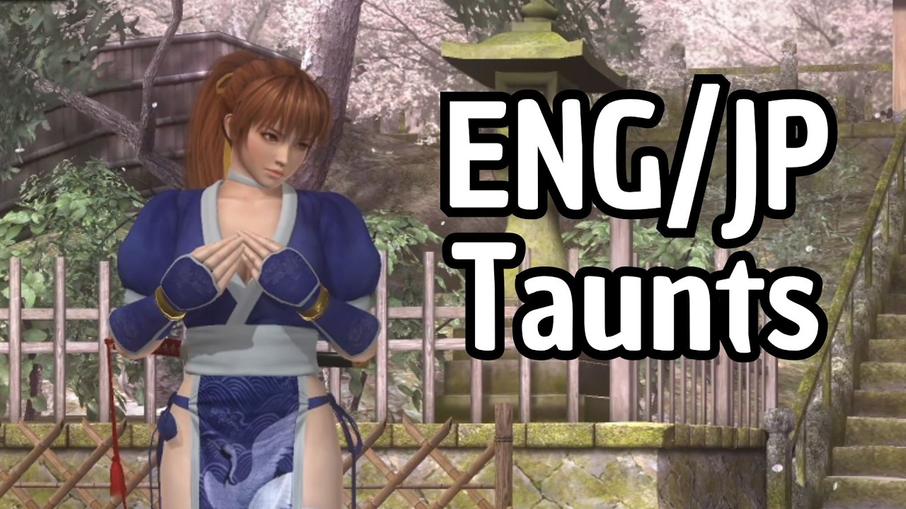 DOA 5 - All taunts in English and Japanese voices