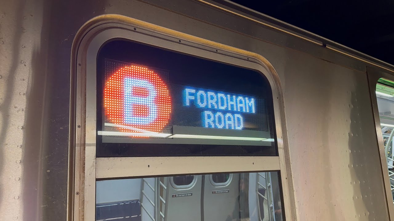 MTA New York City Subway Fordham Rd Bound Kawasaki R211A (B) Local Train @ 72 St