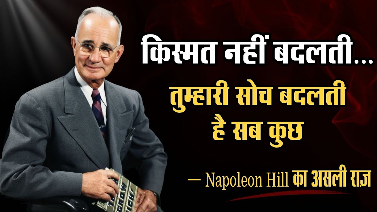 सोच पलट दो… किस्मत खुद पलट जाएगी ! Napoleon Hill Mindset Transformation Secret ?