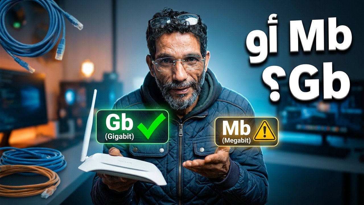 🔥 ما الفرق بين بوان DAC و Megabit (Mb) و Gigabit (Gb) في الشبكات؟ اكتشف السر الذي يجهله الكثير! 🌐💻