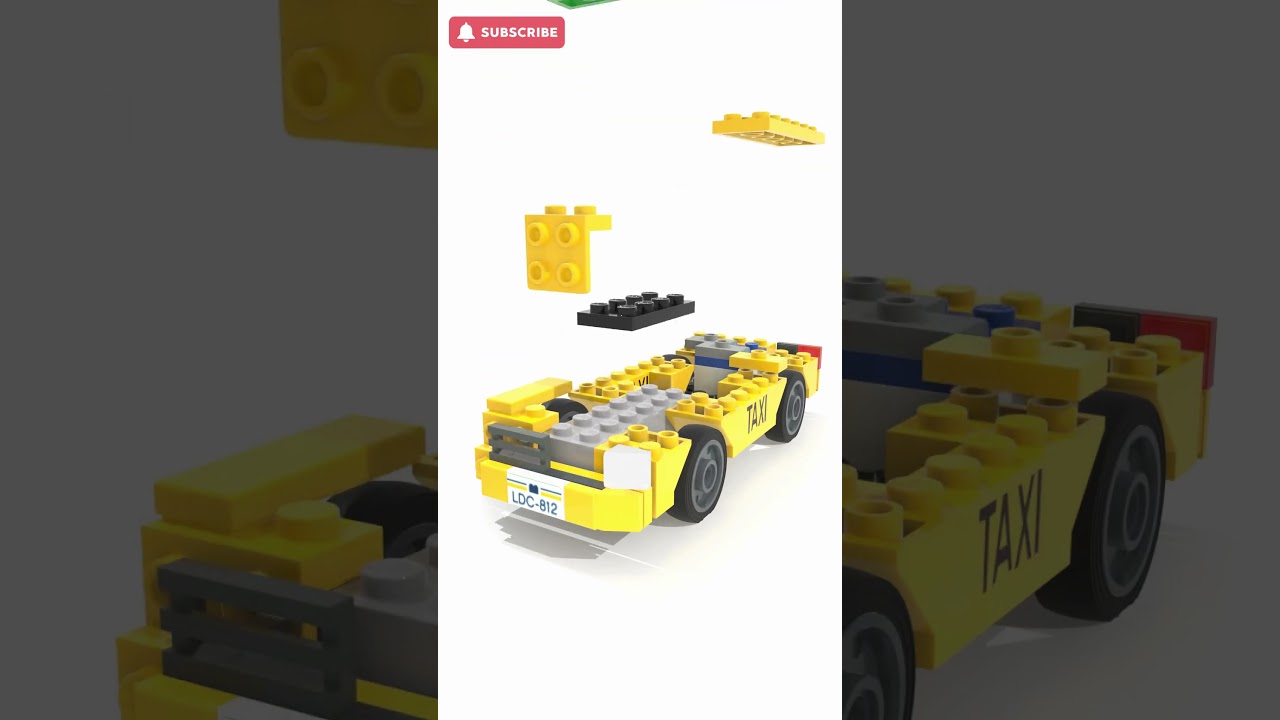 Lego Yellow Taxi 40468 