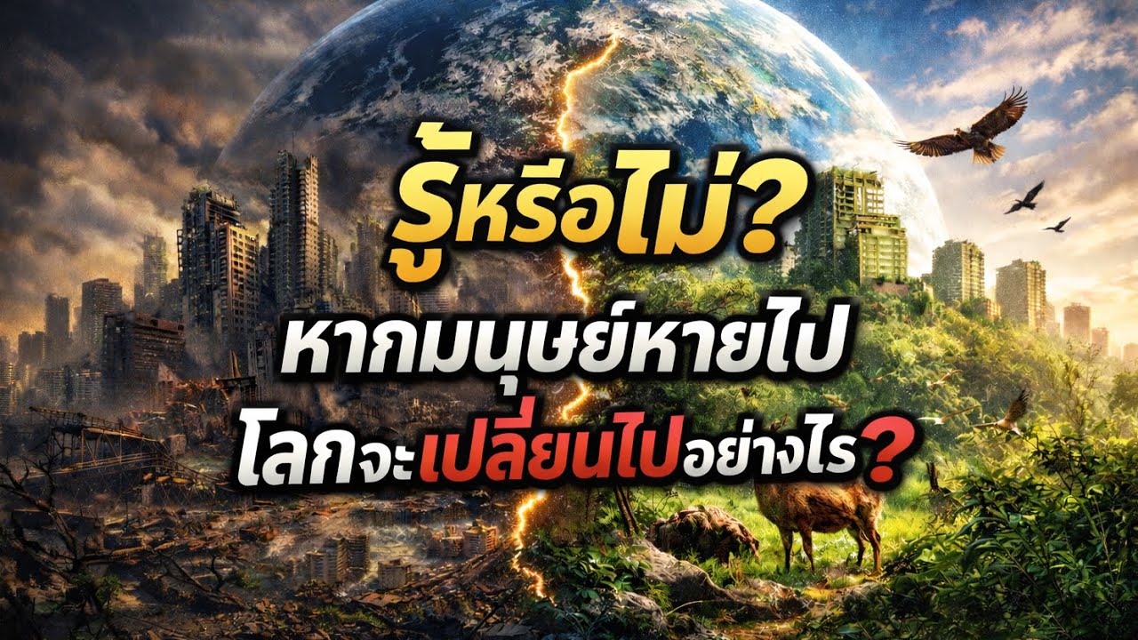 ถ้ามนุษย์หายไปจากโลก | โลกจะเปลี่ยนไปอย่างไรใน 100 ปี