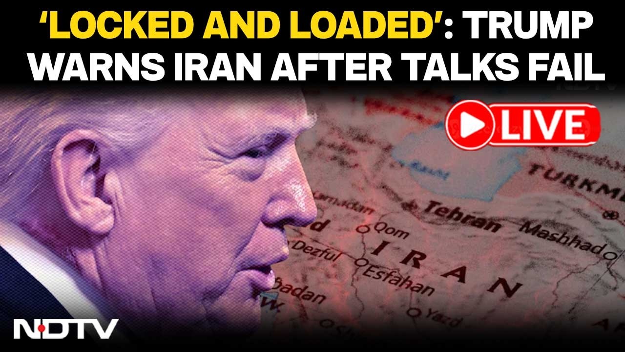 Trump Warning To Iran | Iran And US War News LIVE | Trump's Big Warning To Iran After Talks Fail