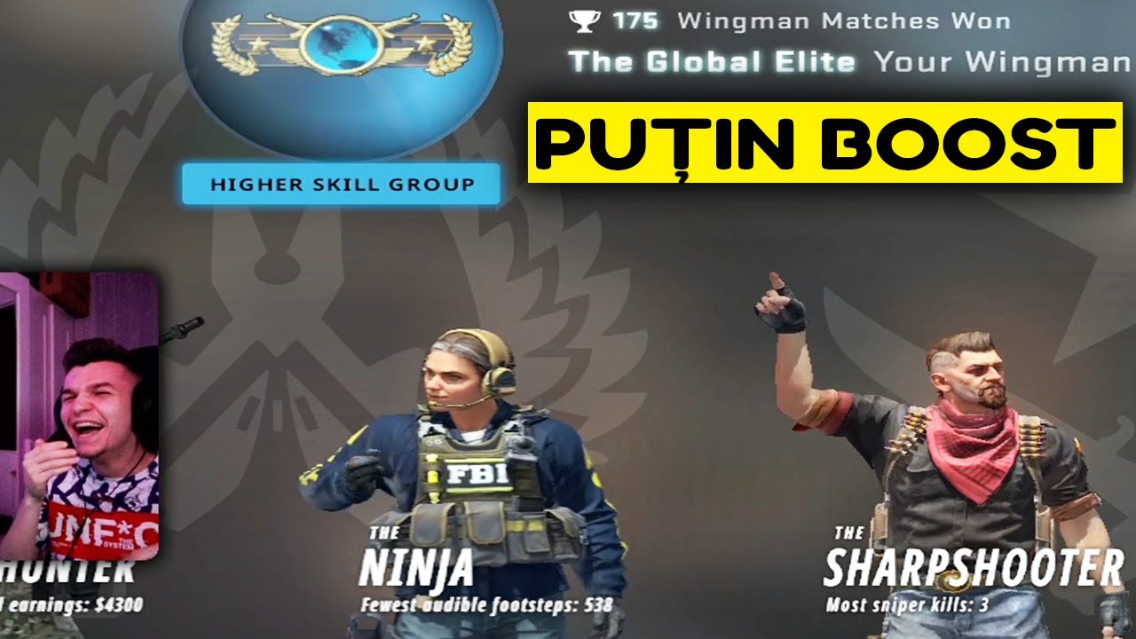 BOOSTAT &Icirc;N GLOBAL BY CHANKY 🌎 CSGO WINGMAN