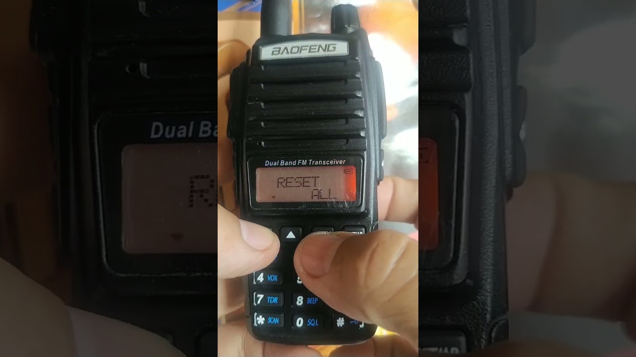 Reset Mode All or VFO #Baofeng
