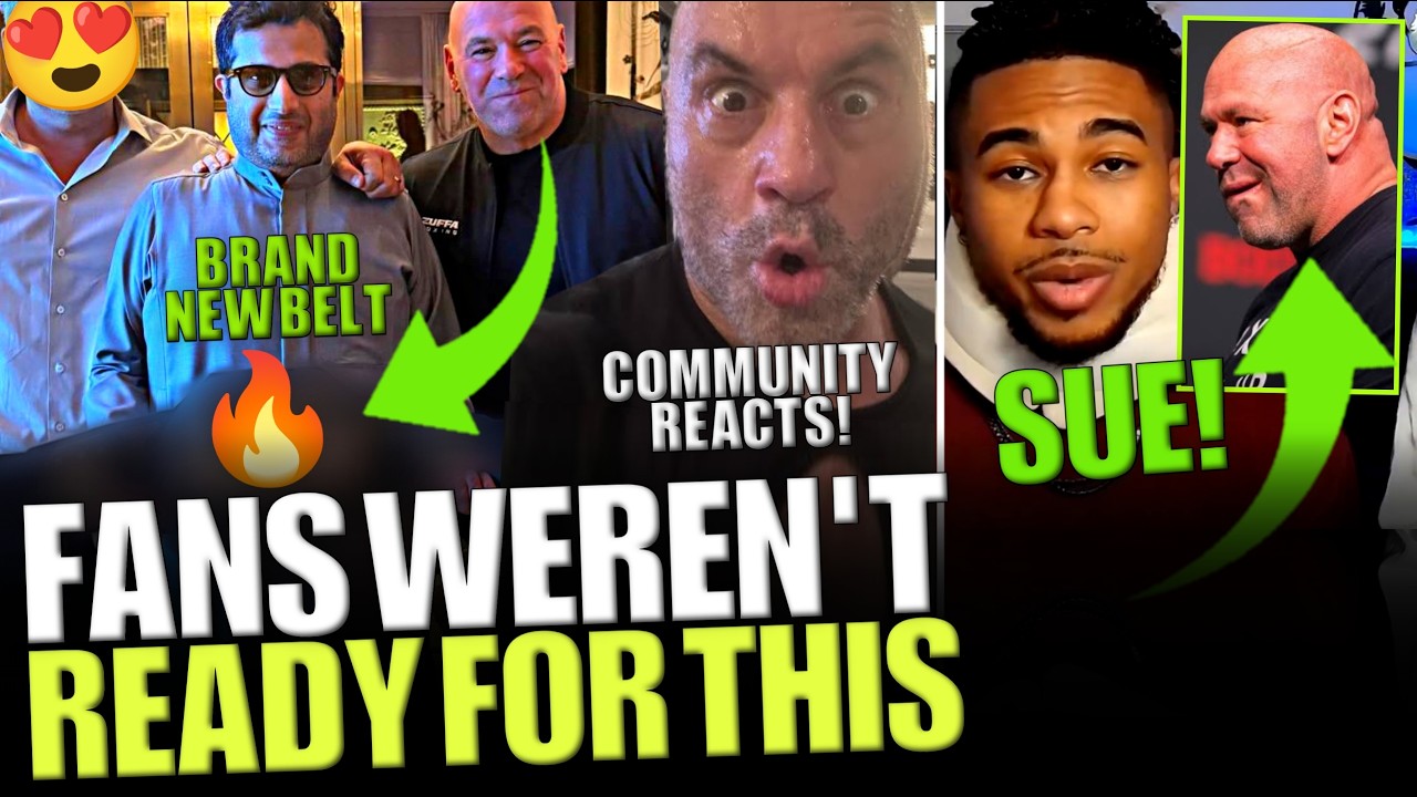 BREAKING! UFC's Dana white REVEALS BRAND NEW BELT + Community REACTS, Boxer GOES OFF on Dana White