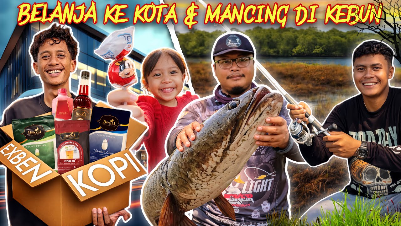 BELANJA STOK EXBEN KOPI BARENG ZAHRA SETELAH PANEN IKAN KEBUN KELAPA