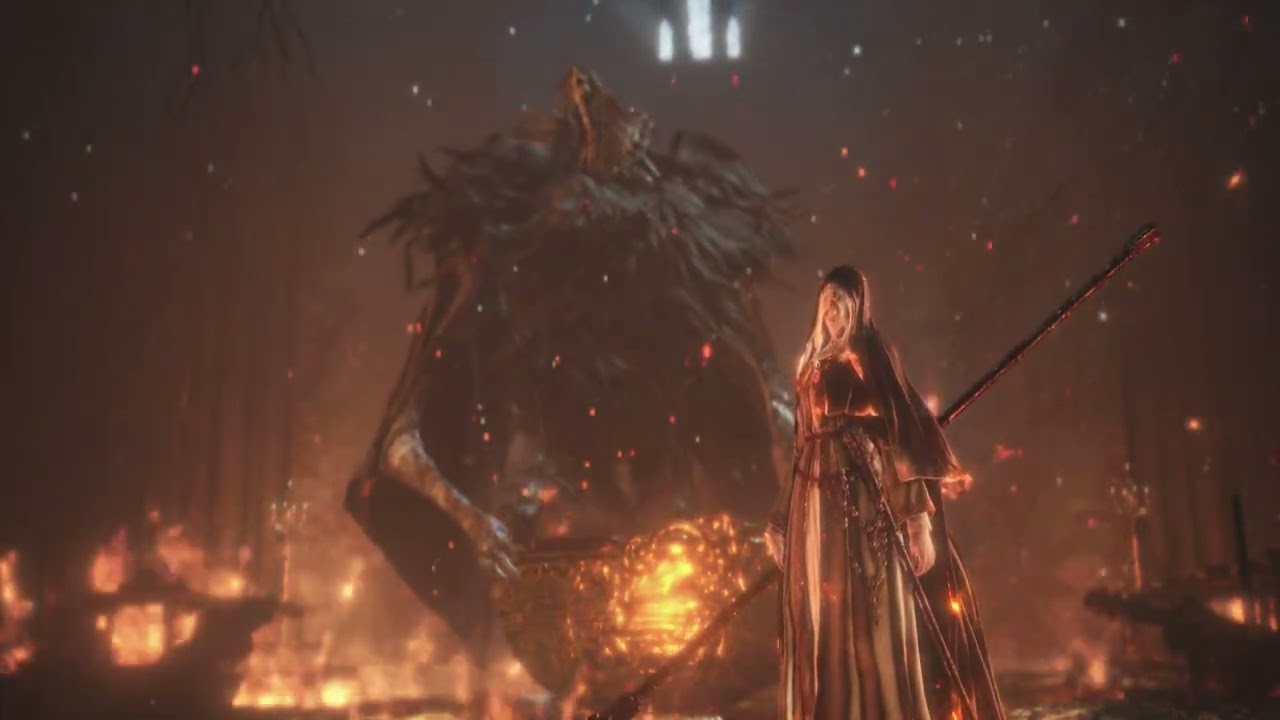 Dark Souls III  Sister Friede, Father Ariandel and Blackflame Friede V2 (Music Turned UP)