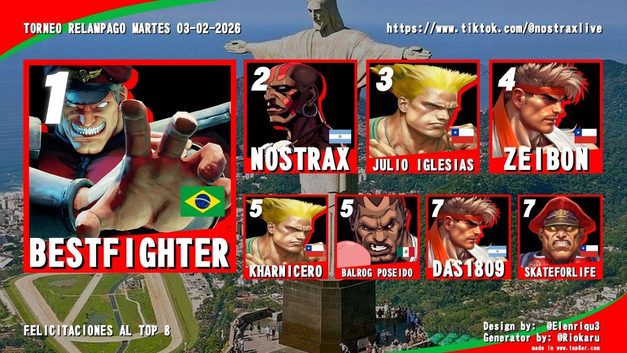 TORNEO RELAMPAGO - STREET FIGHTER 2 CHAMPION EDITION