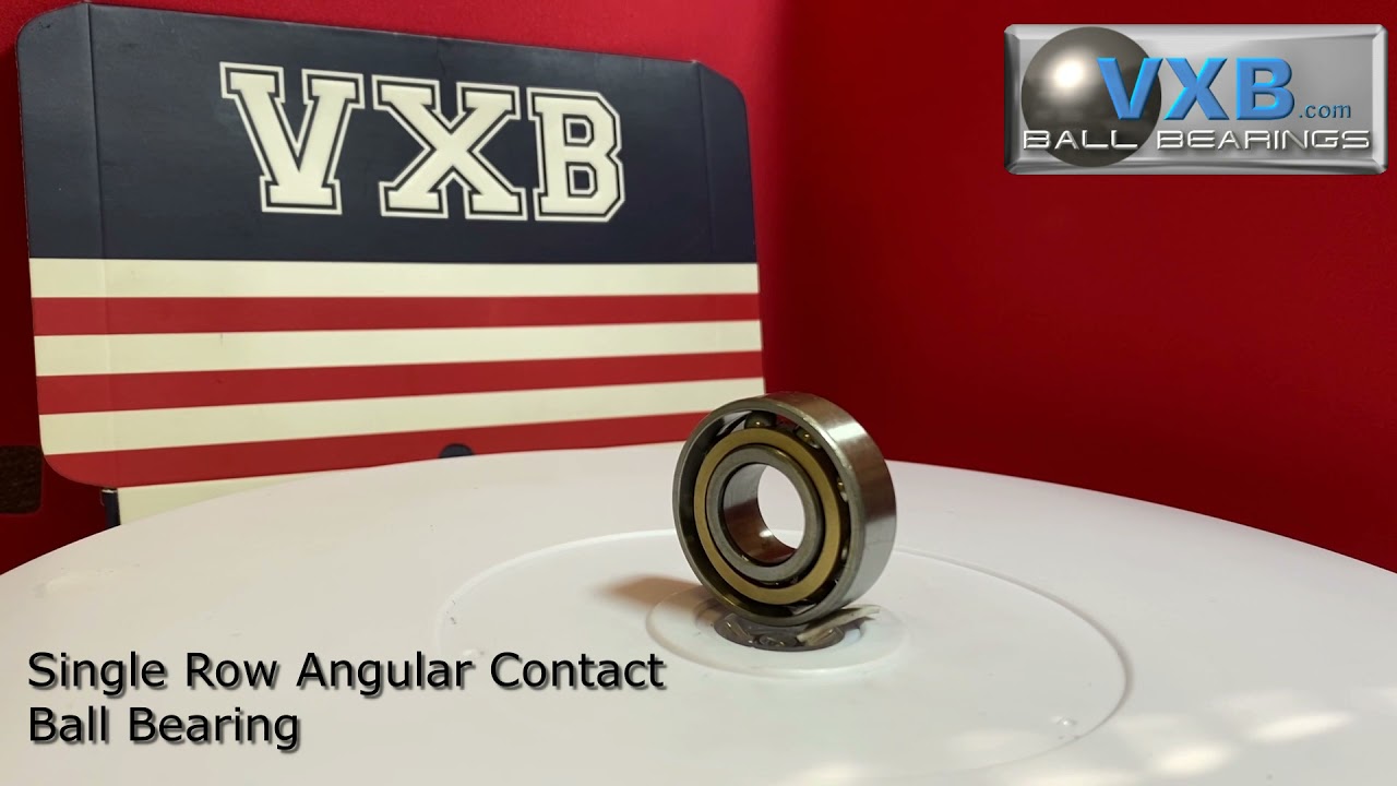 7202ACM Single Row Angular Contact Ball Bearing