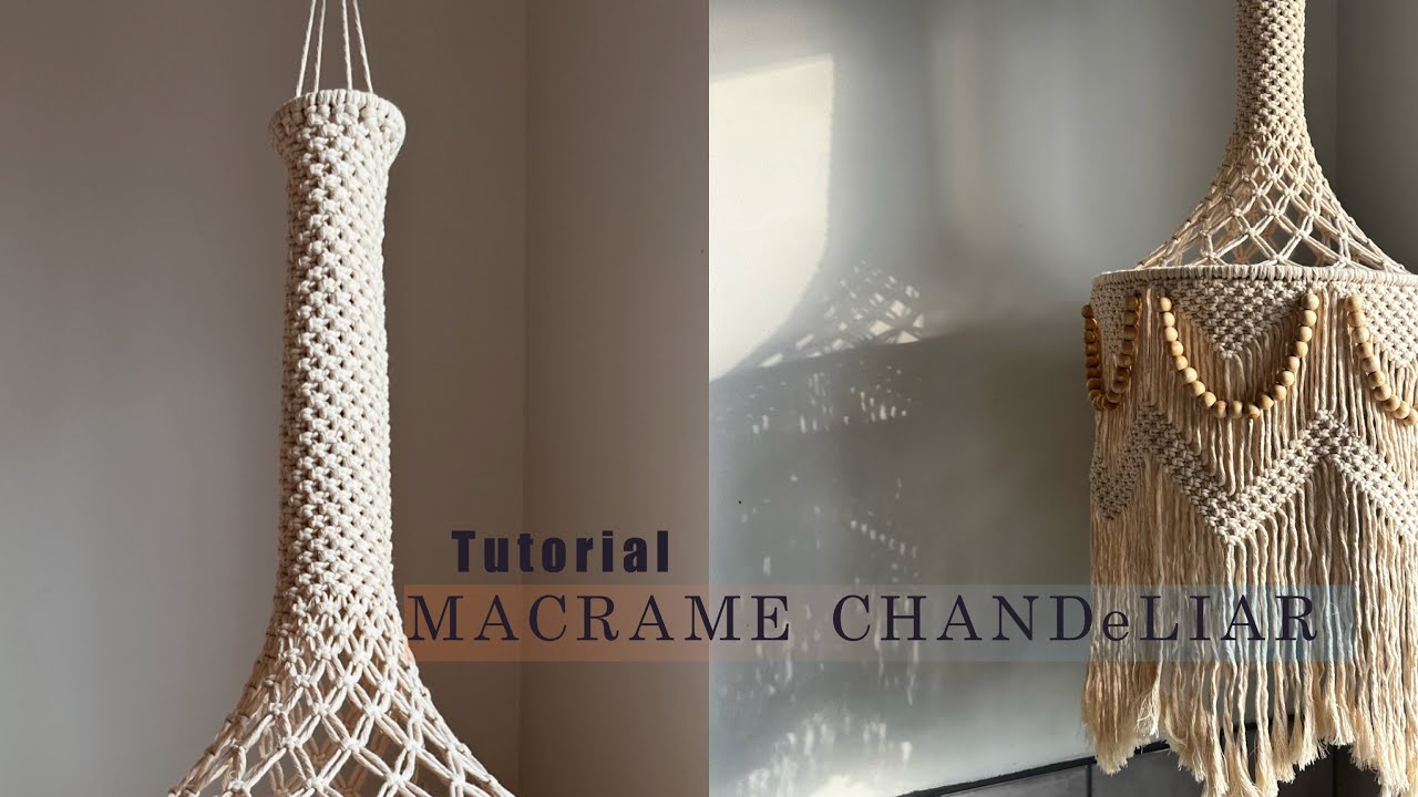 DIY: Make This Gorgeous DIY Boho Macramé Chandelier