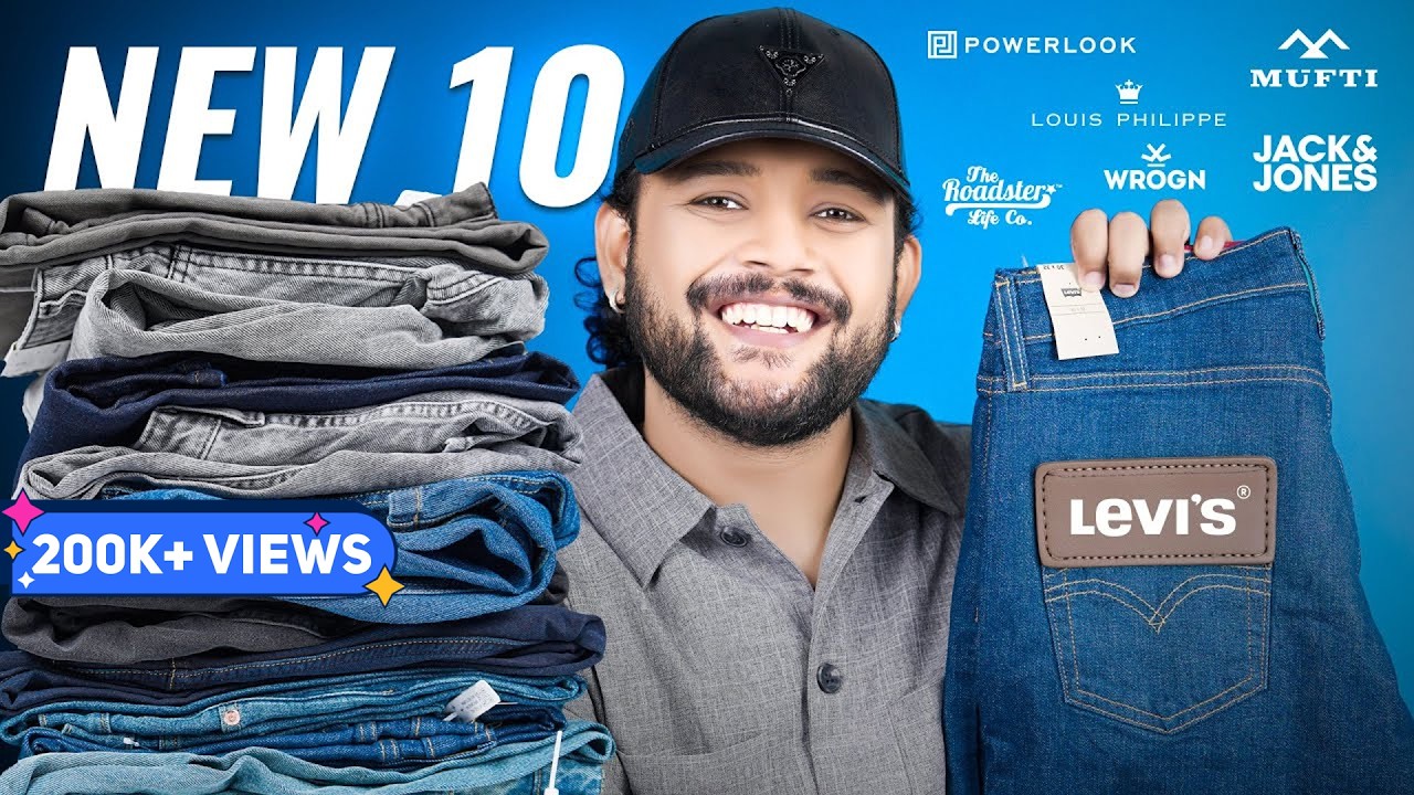 10 Best Budget Jeans for Men in Myntra 2025 🔥 Levis Roadster, Powerlook Jeans Haul | ONE CHANCE