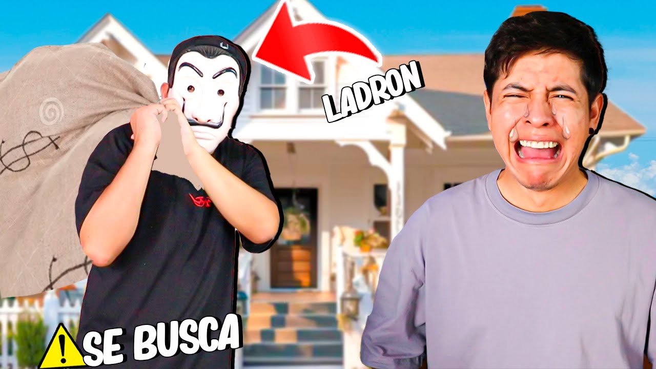 ROBAN LA CASA de EDSON FDB MIENTRAS SALE de COMPRAS *SE LLEVARON TODO*