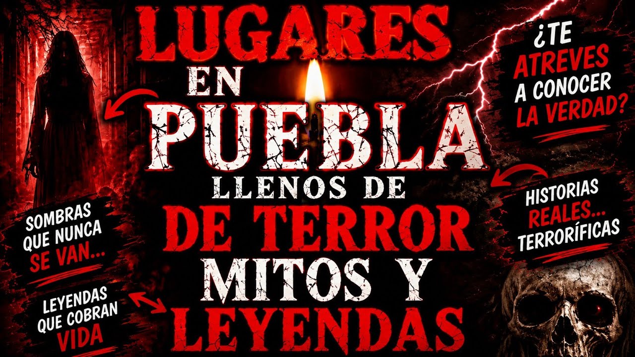 ‼️8 LUGARES ATERRADORES EN PUEBLA❓️😨 #terror #documental #leyendas #historiasdemiedo 