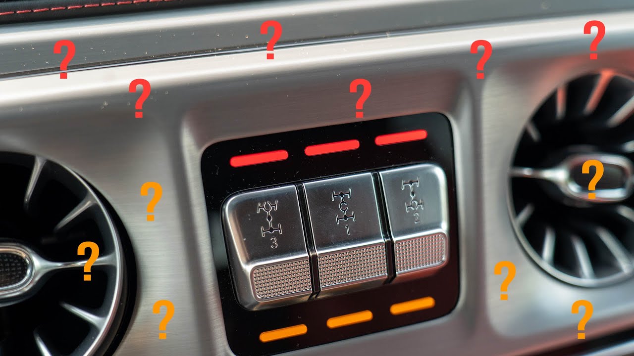 How to activate the dif lock on a 2021 G-Class