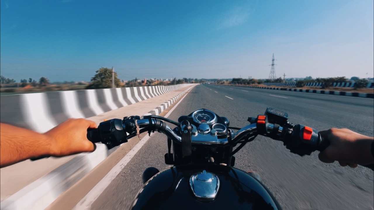 Bullet 350 Raw Exhaust Sound 🔥 | 4K POV Ride | Insta360 GO 3S