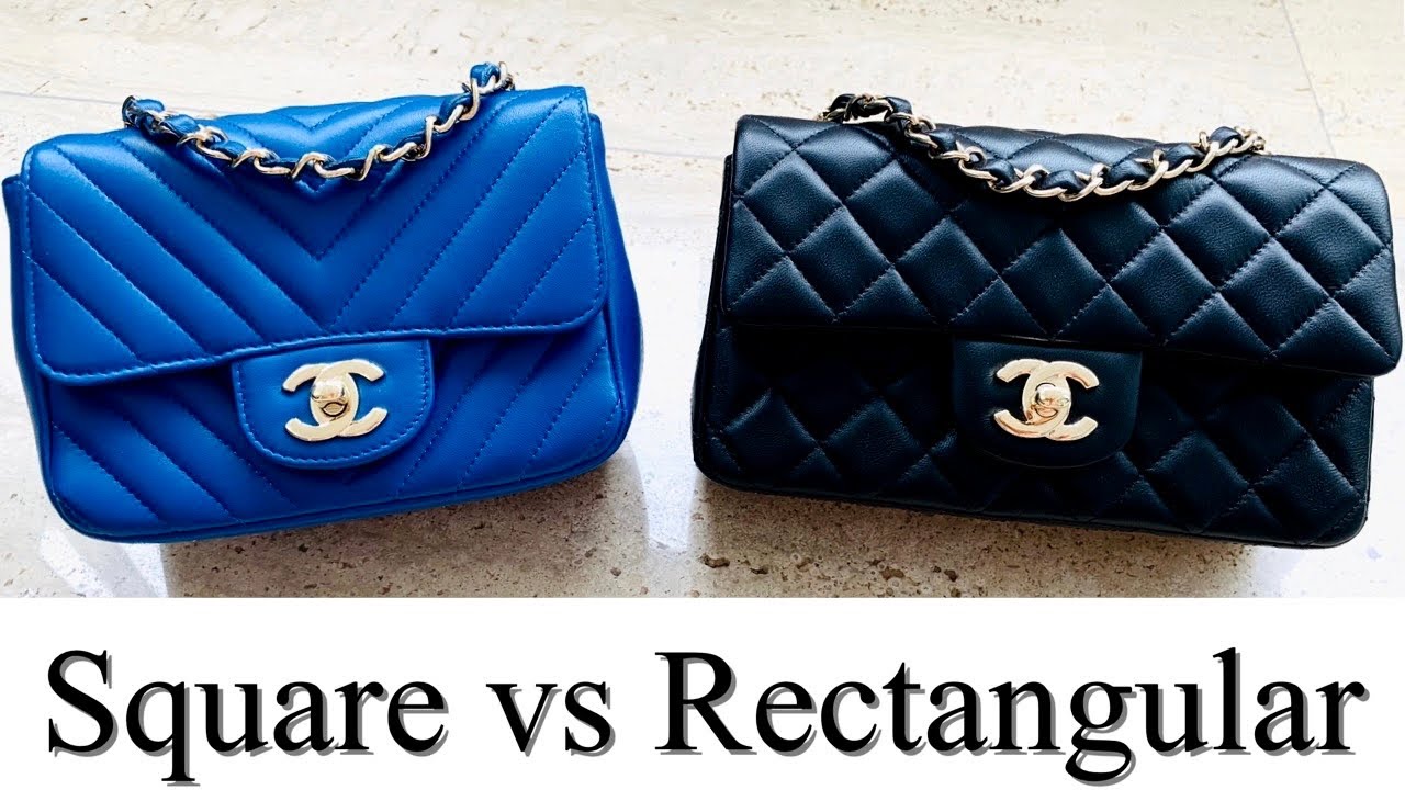 CHANEL SQUARE  MINI VS RECTANGULAR MINI + Mod shots