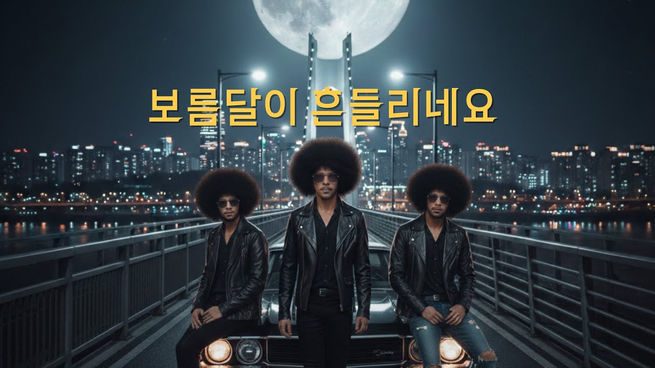 [보름달이 흔들리네요] 서두르던 마음도 멈춰 세운 펑키한 밤, 흔들리는 보름달