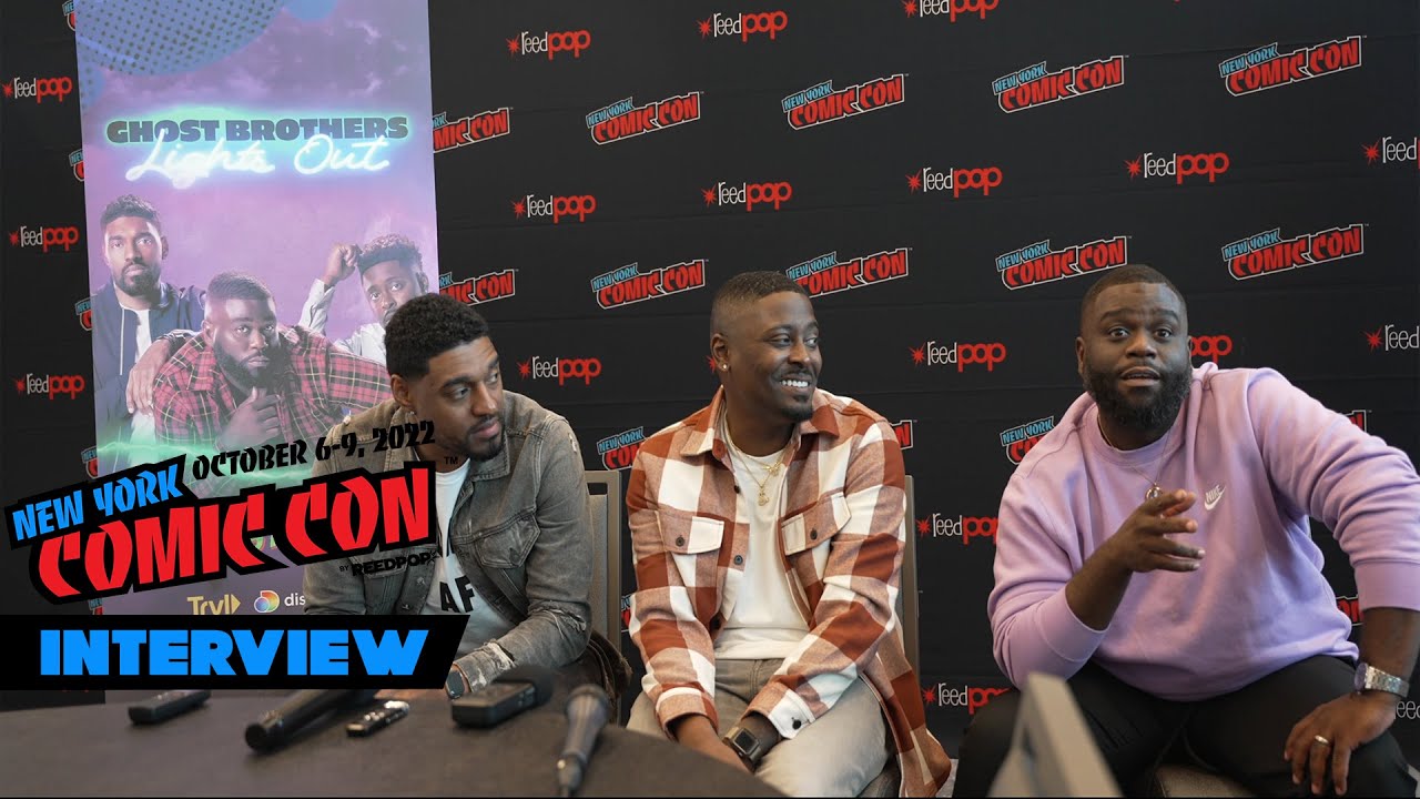 Ghost Brothers: Lights Out Interview | Marcus Harvey, Juwan Mass and Dalen Spratt | NYCC 2022