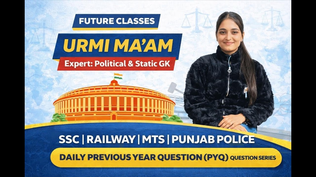 static BY URMI MAM ,TARGET SSC GD 2026 DAILY PYQ
