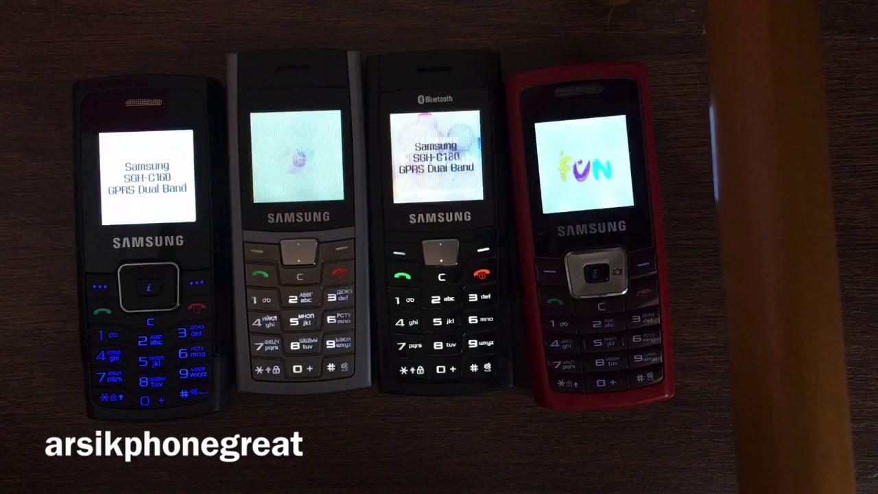 Samsung SGH-C160 vs C170 vs C180 vs C450