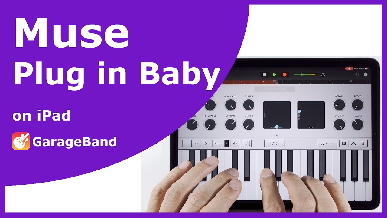Muse -- Plug in Baby on iPad -GarageBand-
