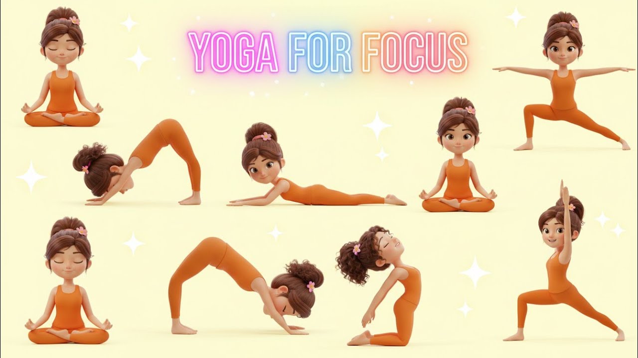 Focused Flow Yoga | Mindful & Strong 💪 Yoga for Concentration