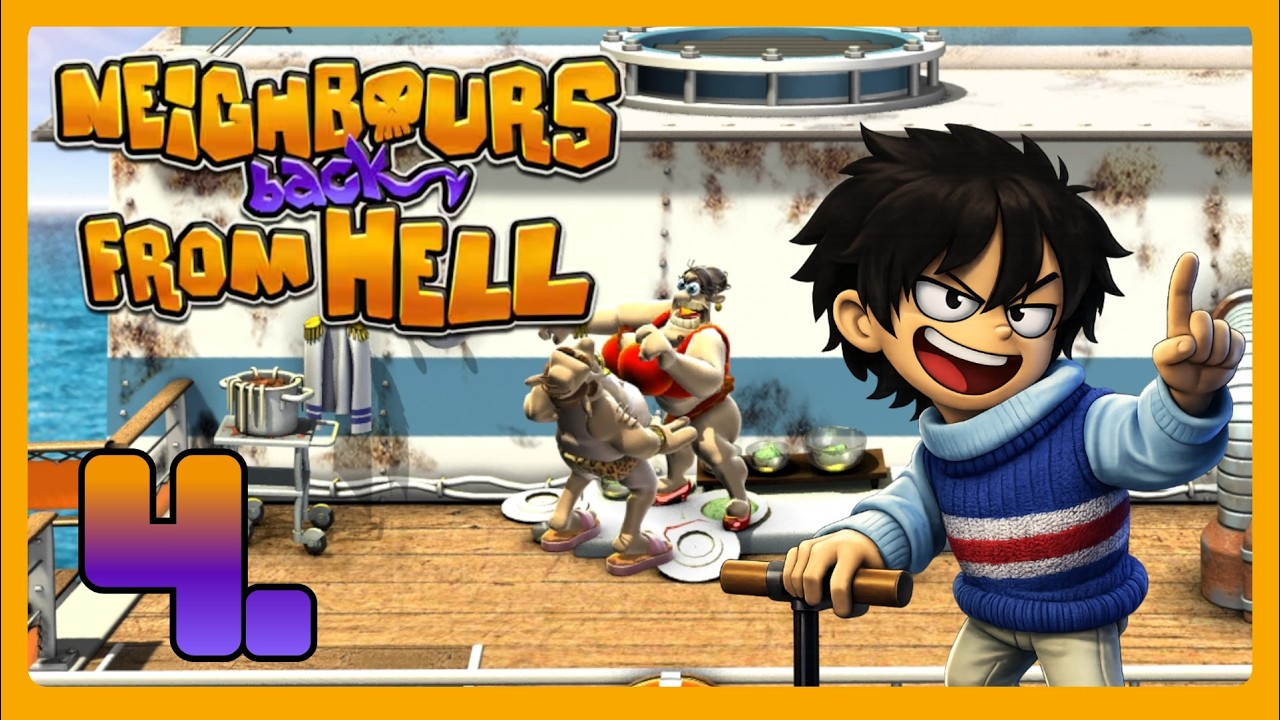 NOS VAMOS DE VACACIONES - EN TODOS A BORDO  | UN VECINO INFERNAL | GAMEPLAY #4