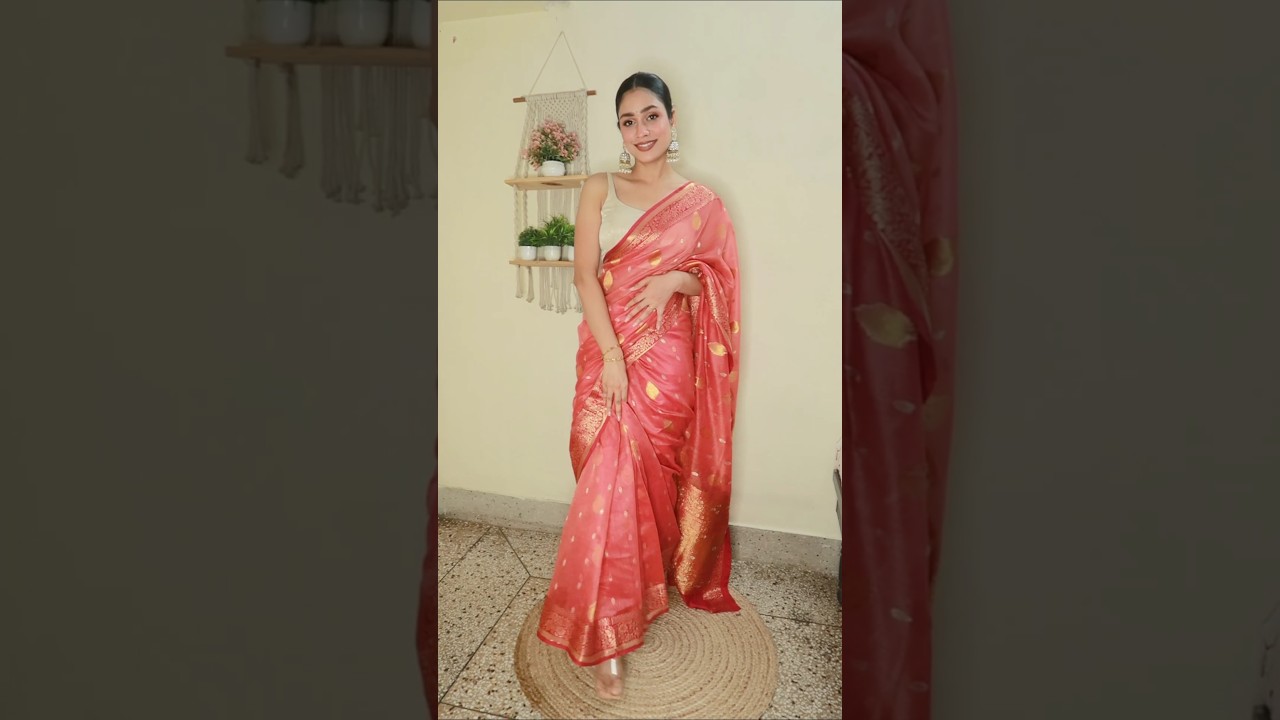 Beautiful Festive Saree from Myntra ❤️💕